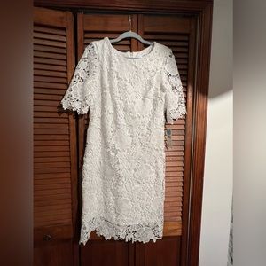 Studio One NWT white lace dress size 12